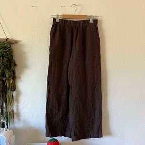 notPERFECTLINEN PUGLIA Pants in Espresso